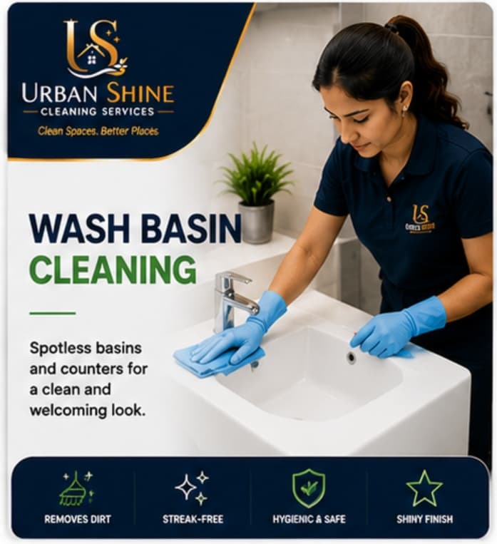 Wash Basin Cleaning